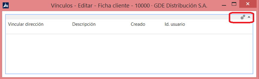 Vínculos de registro Dynamics NAV 3