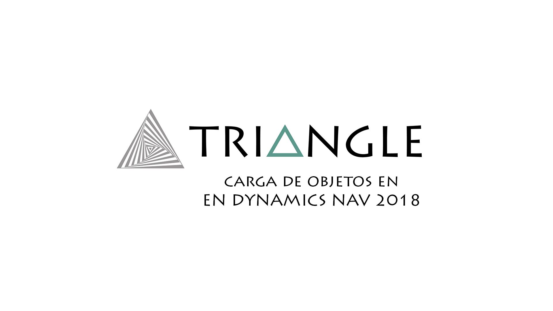 Carga de objetos en Dynamics NAV 2018