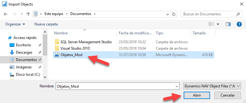 Cargar objetos en Dynamics NAV 4.jpg