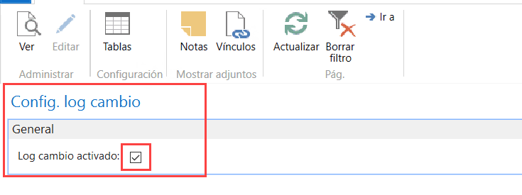 log cambios Dynamics NAV 5