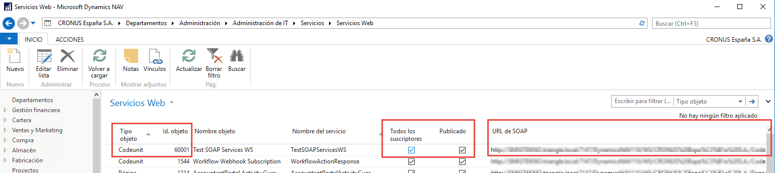 Soap Services Dynamics NAV 3