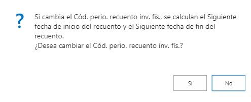 Recuento inventario Dynamics NAV 3